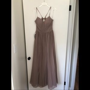 BRAND NEW - Azazie Cora Bridesmaid dress (Taupe, A6)